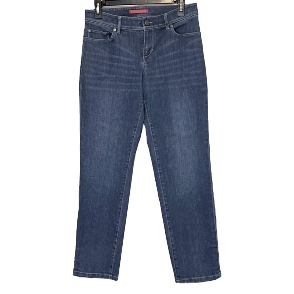 L.L.Bean Straight Leg Five Pocket‎ Denim Jeans, Women’s, Color Blur, Size 8P